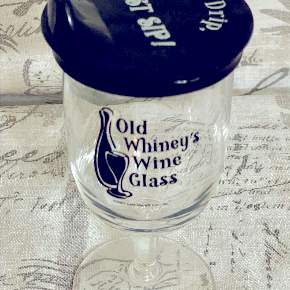 Whimsical Wine Glass - Non-Spill Feature - Hilarious Gag Gift Idea